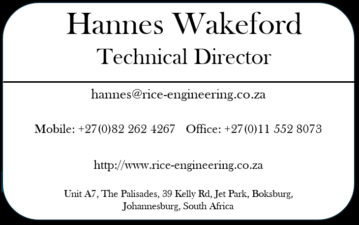 Hannes Wakeford - Technical Director